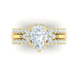 Bryan Tan Engagement Ring with 1.55 carat Lab-Grown center diamond