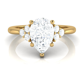 Bryan Tan Engagement Ring with 1.55 carat Lab-Grown center diamond